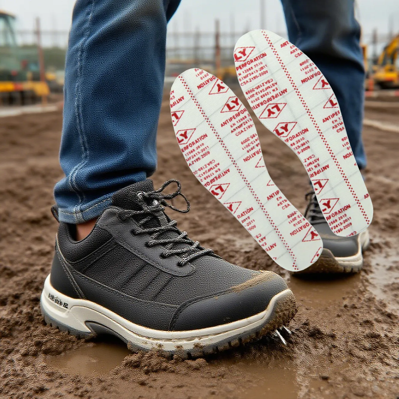 Aplika nggawe Midsole Fabric Puncture-Resistant